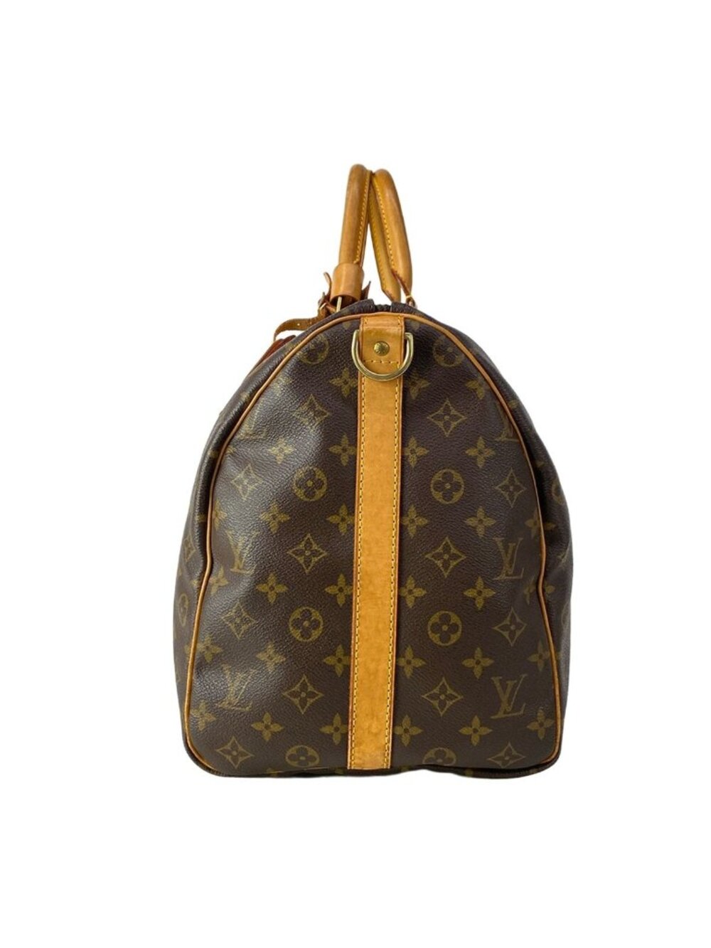 Louis Vuitton Boston Bag Monogram Keepall Bandouliere 50 - Picture 4 of 15